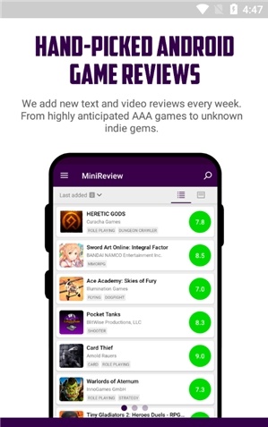 minireview游戏盒子app截图