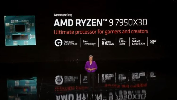 AMD正式发布三款7000X3D处理器 2月推出